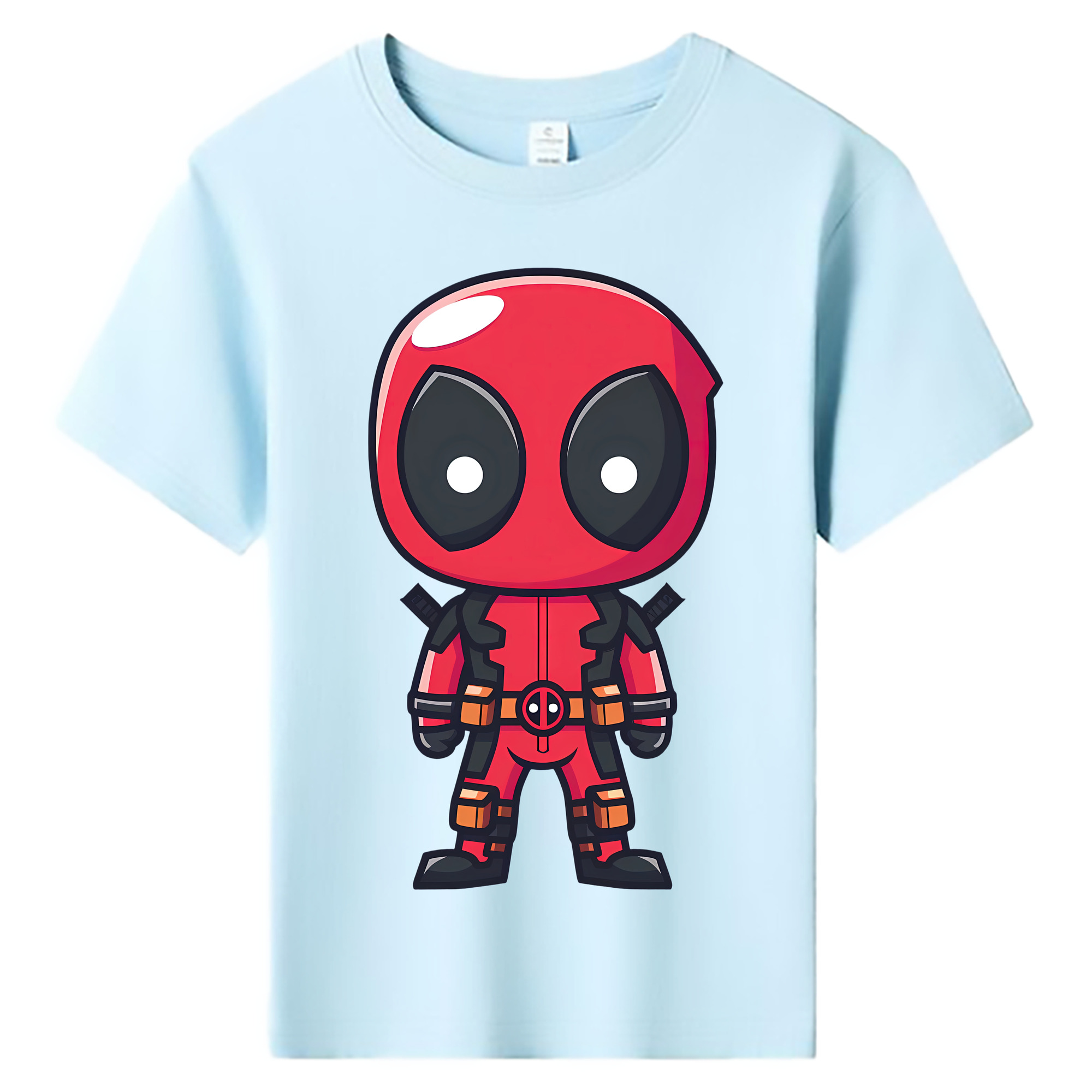 （画像用） Deadpool デッドプール 綿100％キッズTシャツ（フロントプリント）